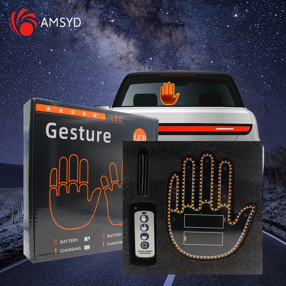 Led Hand Signals Car Light (3 Modes + Remote Control)