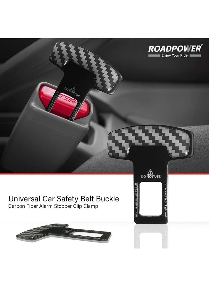 Car Seat Belt Alarm Stopper Clip (2 pcs)